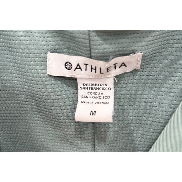 Athleta Ryder Dress Women's Medium Green Sleeveless Athletic Midi Dress - Picture 10 of 13